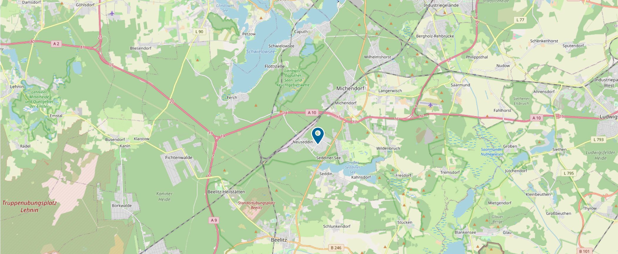 Standort der Bau & Sanierungs GmbH | © OpenStreetMap